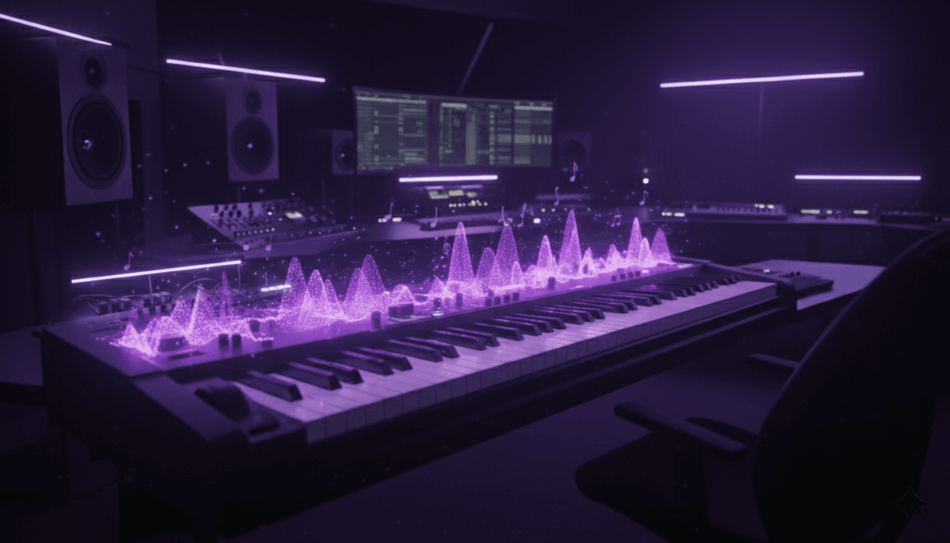 AI-powered music visualization